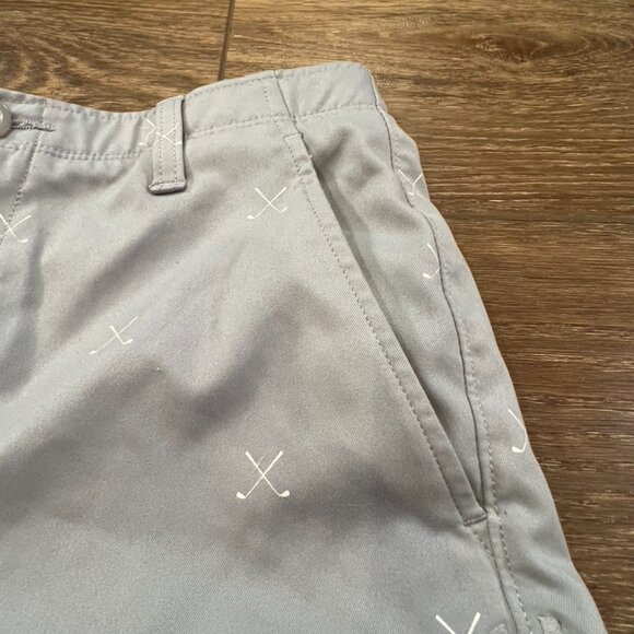 Under Armour Boys Heat Gear Performance Shorts, Golf Print, Gray, Sz 18, Preppy - Picture 3 of 13